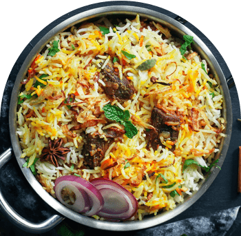 Order yummy chicken biryani from Khans of Brixton